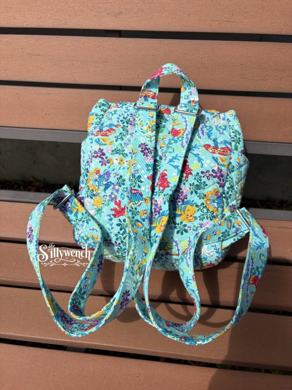 Vera Bradley Little Mermaid Small Backpack in Recycled Cotton - Picture 7 of 7